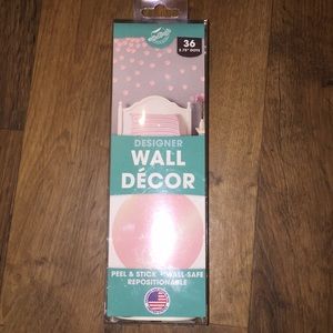 Polka Dot Pink Wall Stickers